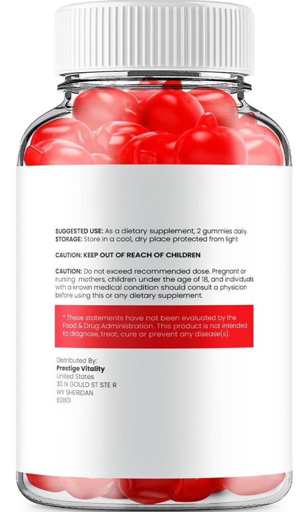 Frasco de SlimX Keto ACV Gomitas para control de peso