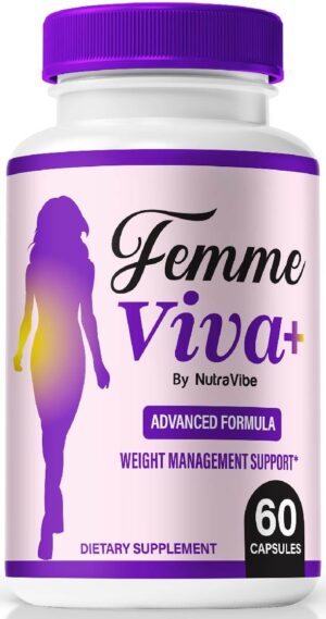 Cápsulas NutraVibe Femme Viva+ envase frontal