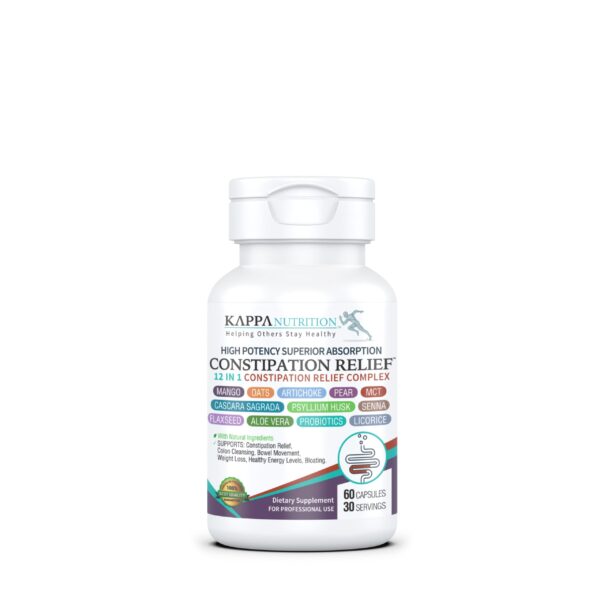 Version 1.0.0 Kappa Nutrition cápsulas para alivio del estreñimiento limpieza intestinal
