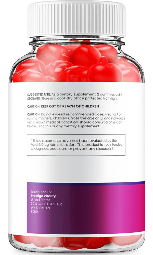 Frascos de gominolas Metabolix Labs Keto ACV vista lateral