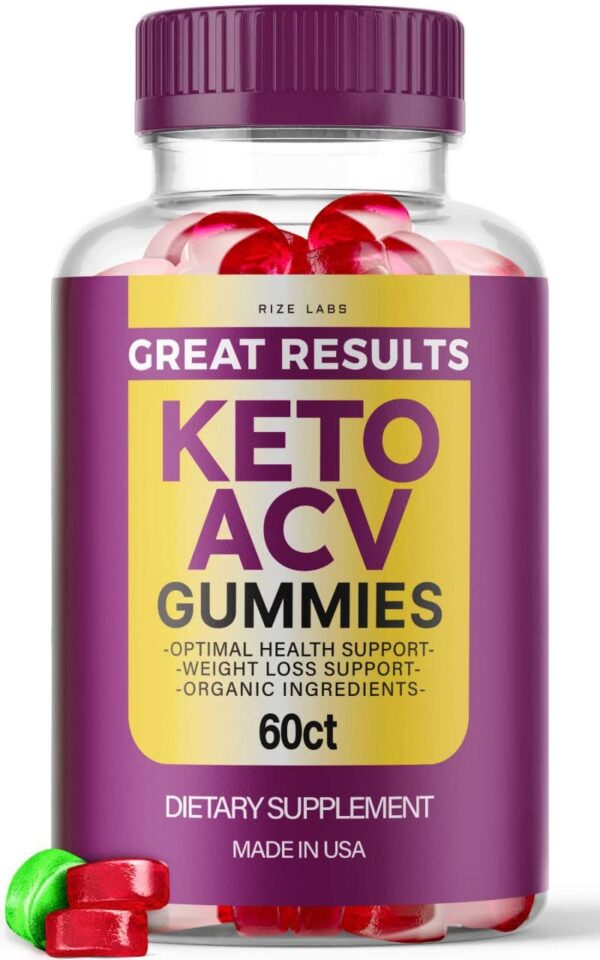 rize labs gomitas keto ACV para pérdida de peso paquete 60