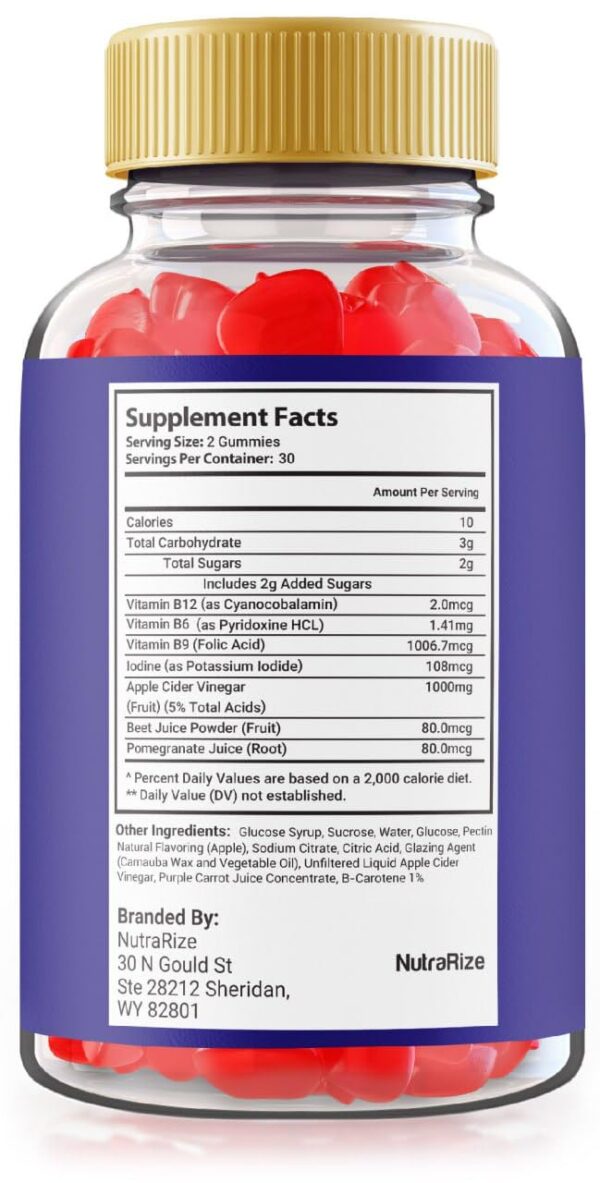 Paquete doble de gomitas KetoPeak para pérdida de peso