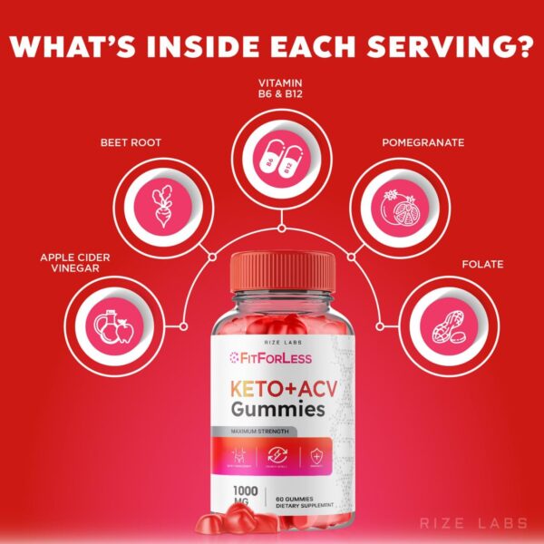 Gomitas FitforLess con ingredientes naturales para peso