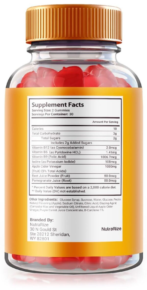 Gomitas Keto Shred Max con ACV suplemento nutricional