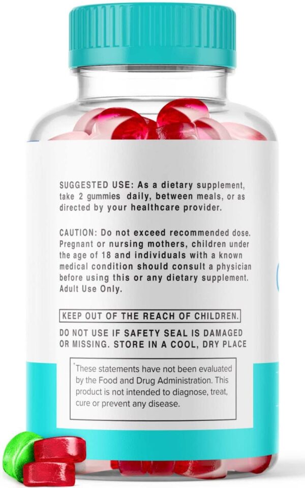 Envase gomitas Super Slim Keto de rize labs 60 unidades