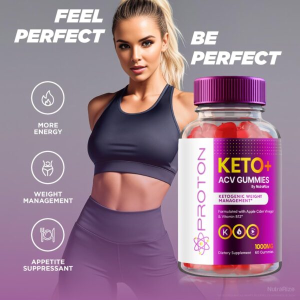 Reseñas de gomitas Keto y ACV NutraRize Proton Keto