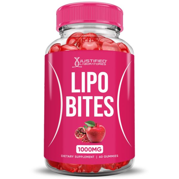 Gomitas Lipo Bites con jugo de granada y remolacha veganas