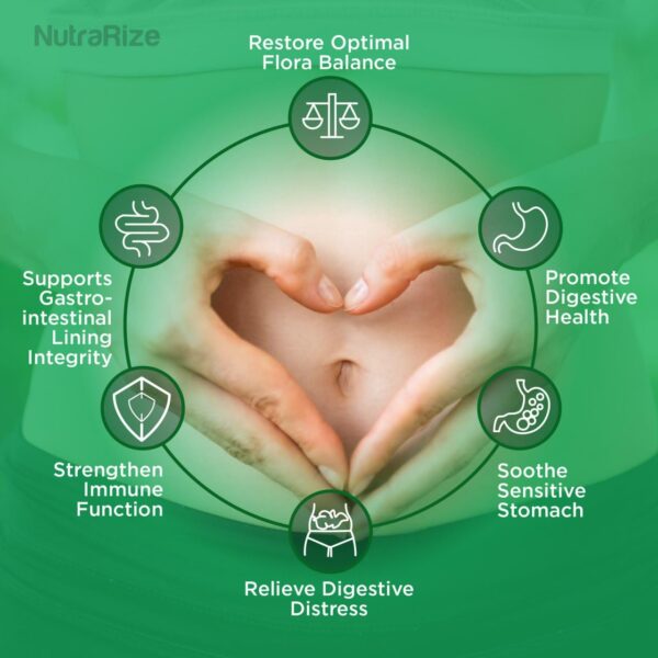 cápsulas gi revitalize para mejorar función intestinal y nutrición