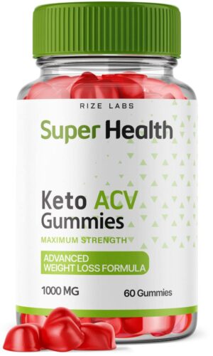 Gomitas Super Health Keto ACV para pérdida de grasa abdominal