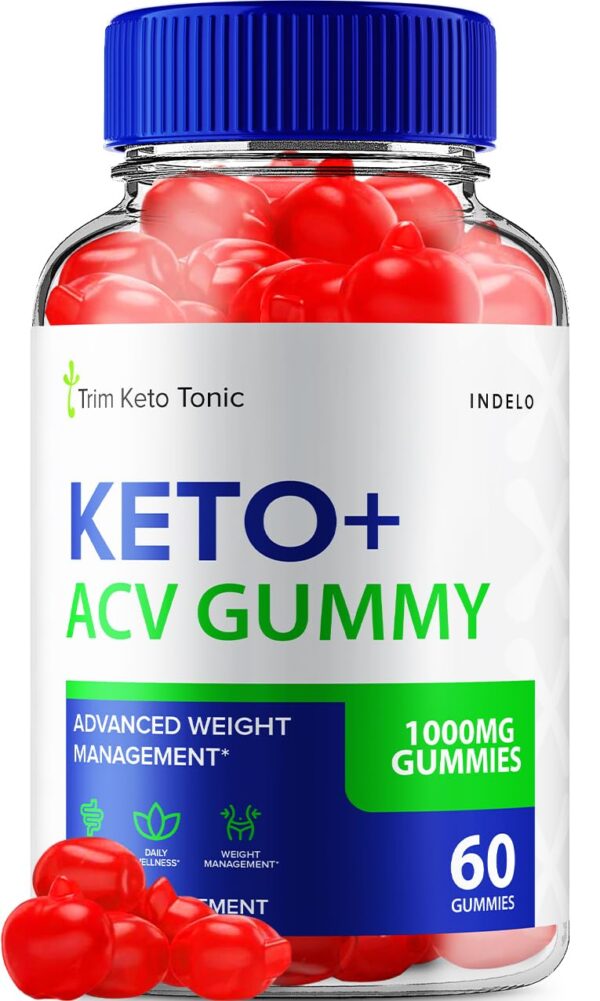 Gomitas Trim Keto Tonic con vinagre de manzana y B12 paquete