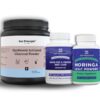 Kit Detox Clean Start con carbón activado, moringa y cápsulas de hígado