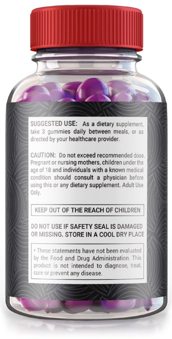 Gomitas saludables Máxima Edge para energía y foco masculino