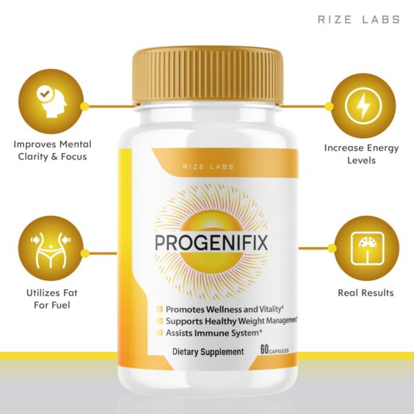 Progenifix cápsulas apoyo metabolismo y bienestar cuerpo