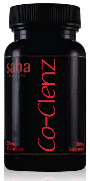 Saba Co-Clenz caja suplemento limpieza digestiva y detox