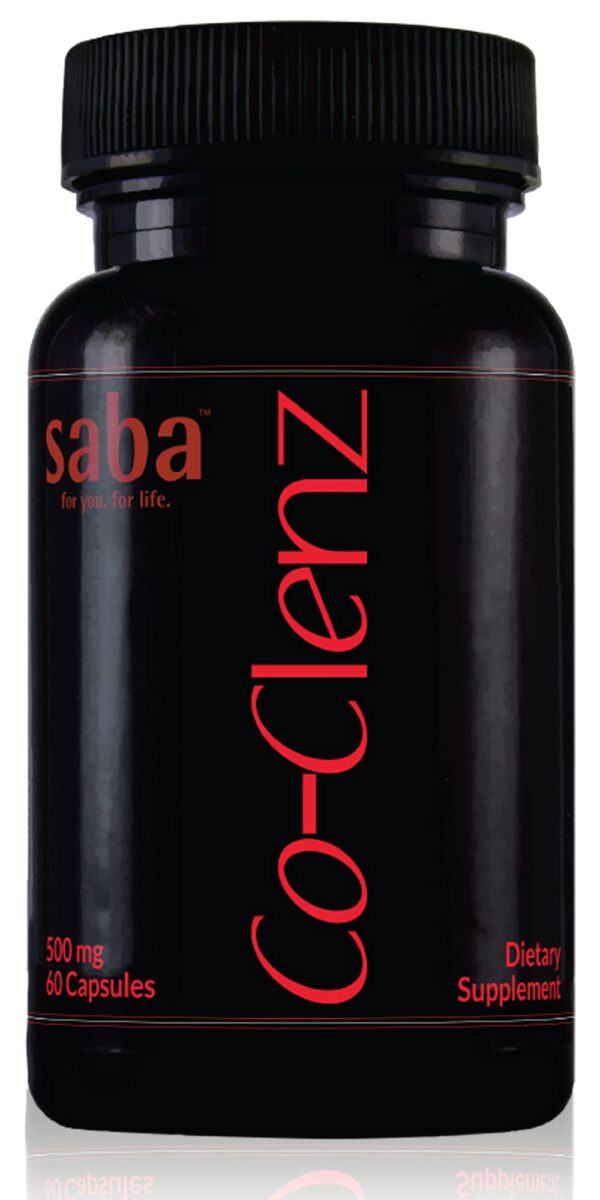 Saba Co-Clenz caja suplemento limpieza digestiva y detox