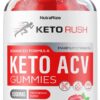 Gomitas Keto Rush ACV de NutraRize en frasco para pérdida de peso