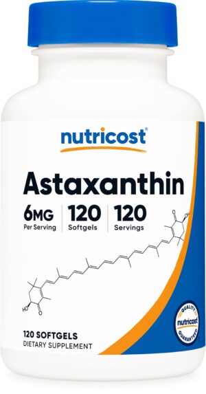 Version 1.0.0 Frente del envase Nutricost Astaxanthina 6 mg
