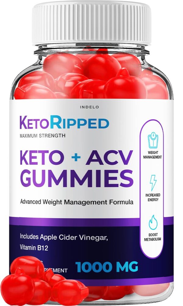 Gomitas Keto Ripped ACV suplemento para control de peso