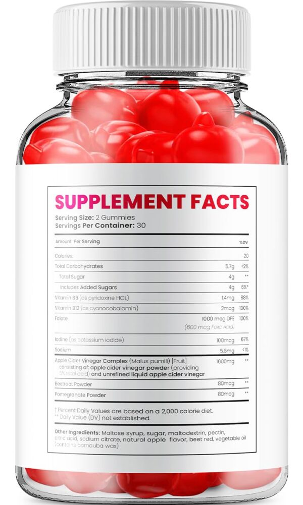 Paquete de gomitas Keto One ACV para pérdida de peso