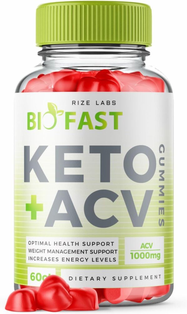Biofast Keto ACV gomitas para pérdida de peso y grasa abdominal