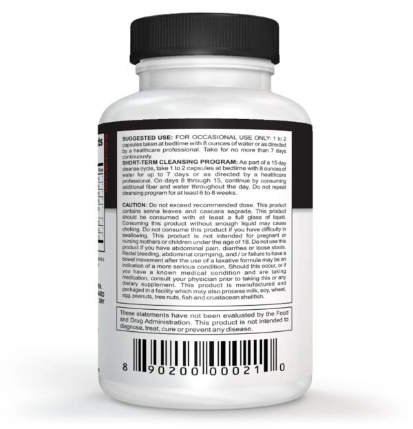 Frasco suplemento Colon Cleanse Consumer Nutrition