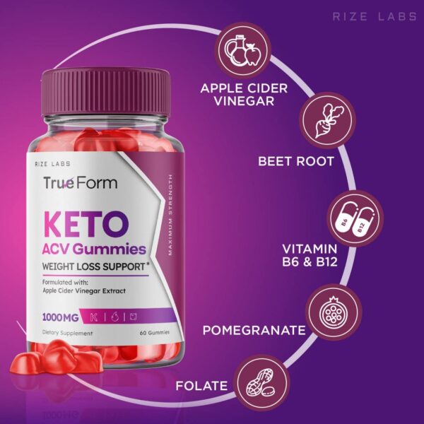 Gomitas Keto plus ACV para energía y digestión
