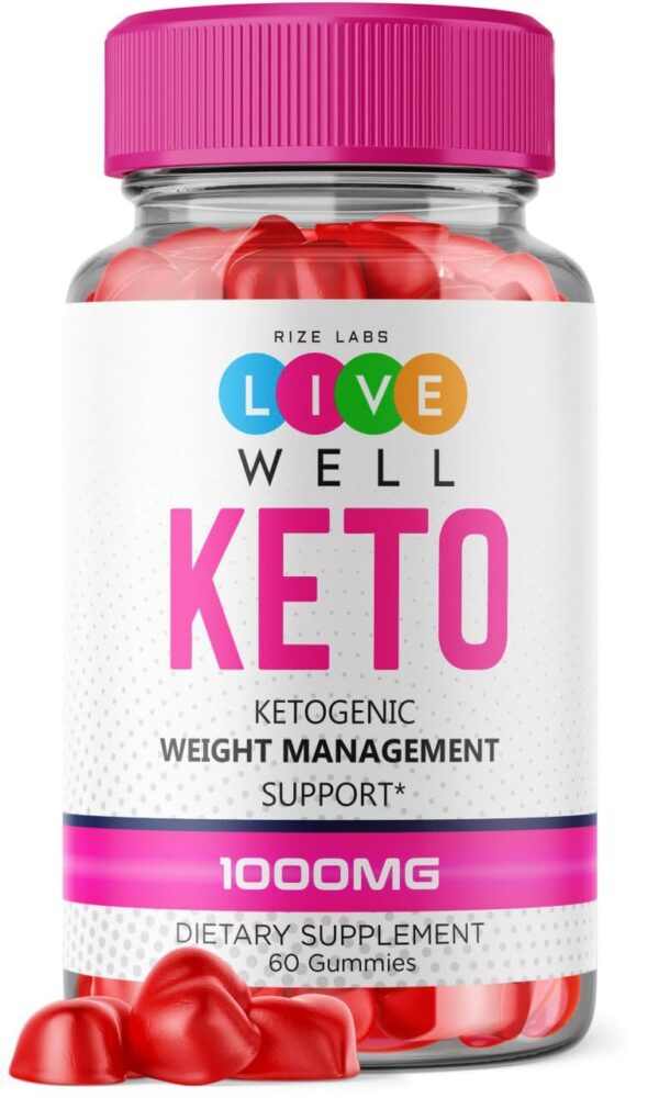 rize labs gomitas live well keto acv paquete frontal