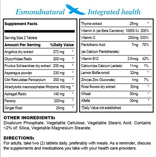 Esmond Natural tabletas para mantener vías respiratorias saludables