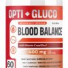 Cápsulas Opti Gluco suplemento natural para niveles estables de sangre