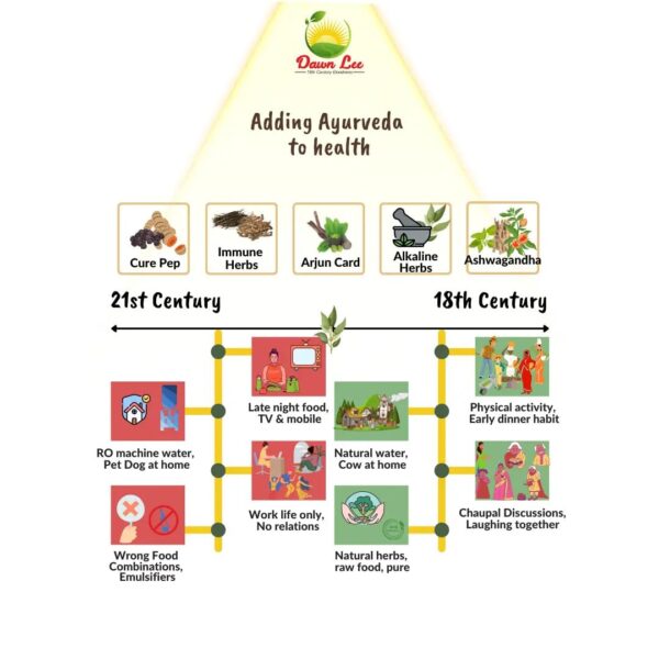Botella mezcla ayurvédica orgánica Dawn Lee 50 gramos detox
