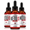 Botellas de gotas Keto XS naturales en paquete de tres