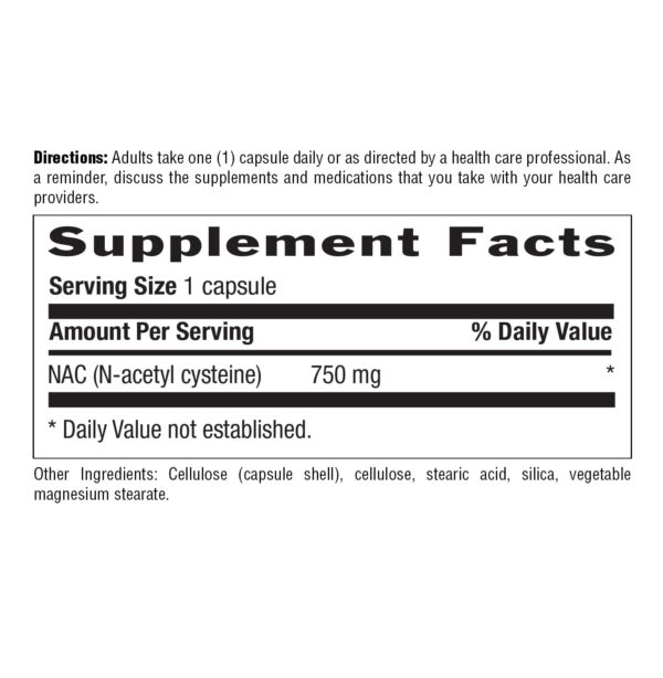 Envase de Country Life NAC antioxidante y soporte inmunológico