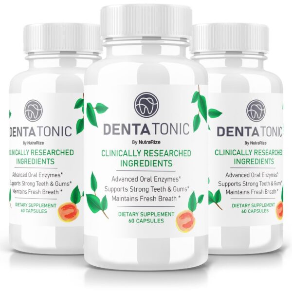Paquete Denta Tonic NutraRize cápsulas apoyo dental