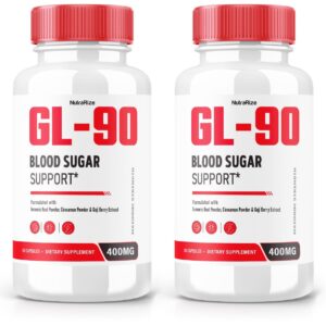 Paquete de cápsulas GL-90 suplemento natural 120 unidades