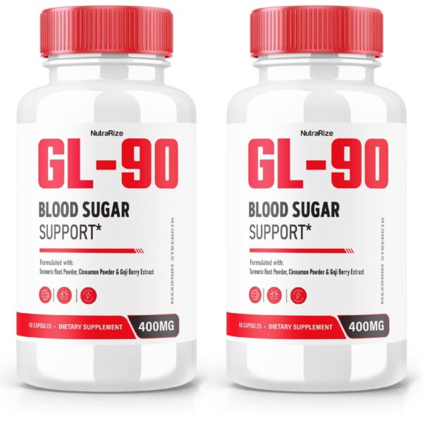 Paquete de cápsulas GL-90 suplemento natural 120 unidades