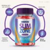 Frasco de gomitas Slim Zone Keto ACV extra fuerte