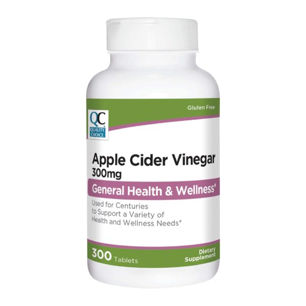 Botella de tabletas de vinagre de sidra de manzana Quality Choice