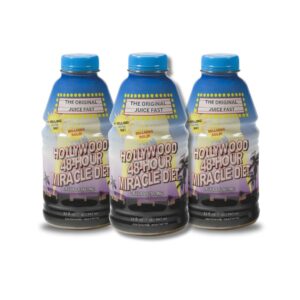 Paquete de 3 jugos detox Hollywood Diet para limpieza de 48 horas