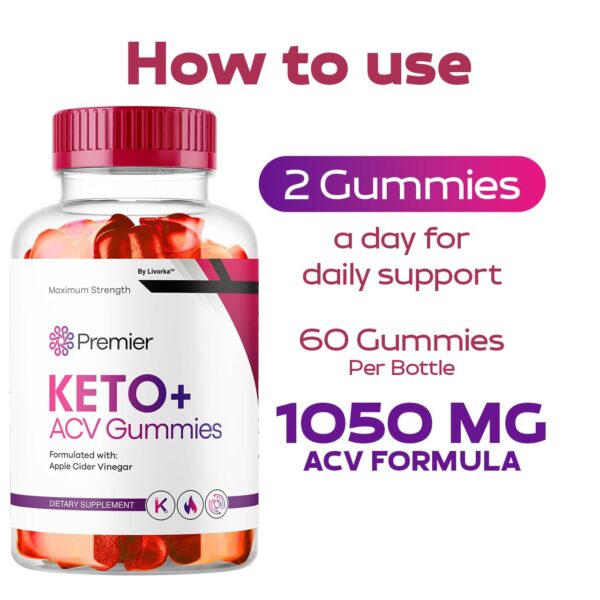 Version 1.0.0 Gomitas Premier Keto Extreme ACV 1050mg para metabolismo