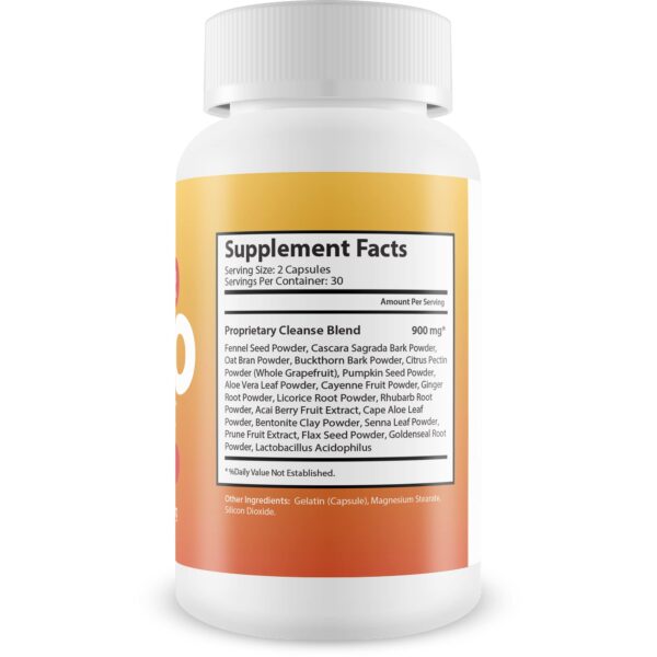 Cápsulas Pro Power Keto Cleanse con ingredientes vegetales