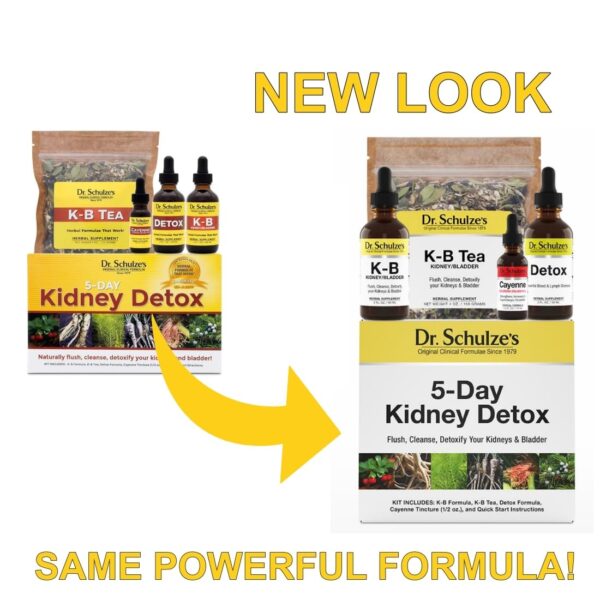 Etiqueta frontal Dr. Schulze Limpieza Renal 5 Días