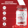 Gomitas FitLife Keto ACV botella y gomitas amarillas