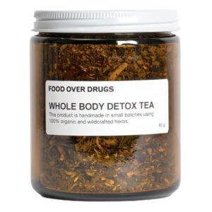 Té Corporal Completo Food Over Drugs paquete de té herbal