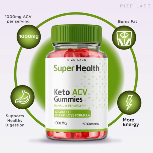 Suplemento Super Health Keto ACV fórmula avanzada