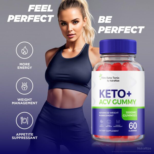 Trim Keto Tonic keto gomitas para energía y metabolismo