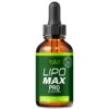 Botella de Lipo Max Pro fórmula líquida para energía y fitness