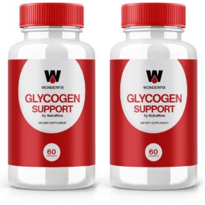 Wonderfix Glycogen Support cápsulas 60 cuenta paquete 2