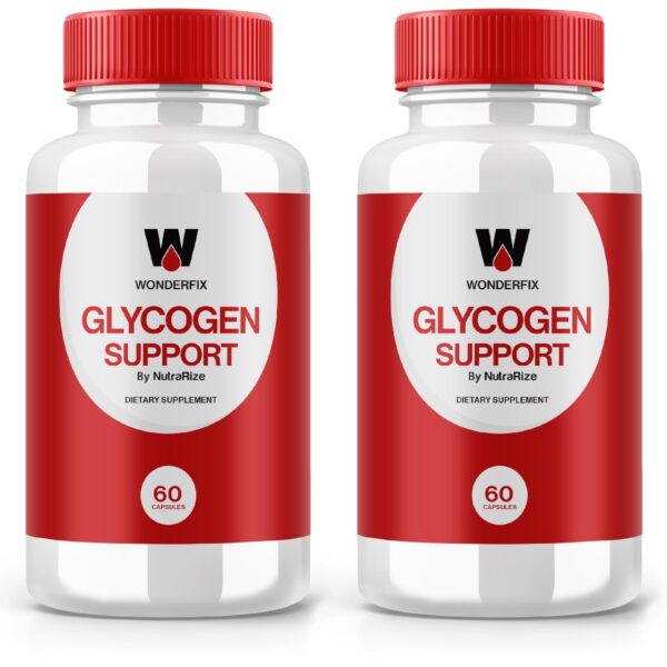 Wonderfix Glycogen Support cápsulas 60 cuenta paquete 2