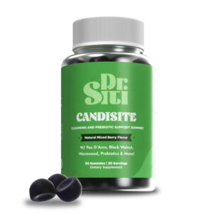 Frasco gomitas Dr. Siti Candisite para apoyo salud digestiva