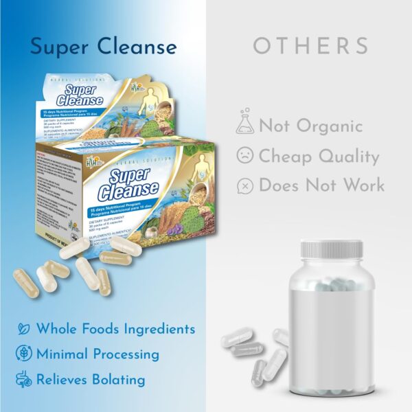 Super Cleanse suplemento para optimizar funcion intestinal